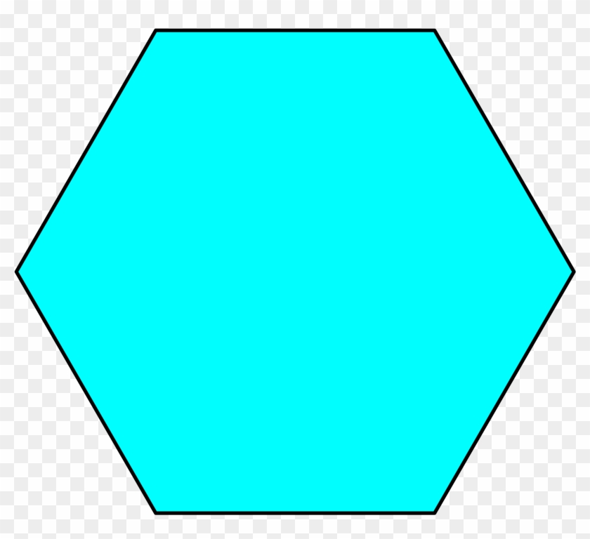 Polygon Clipart Hexagon - Hexagon Shape Clipart #1143578