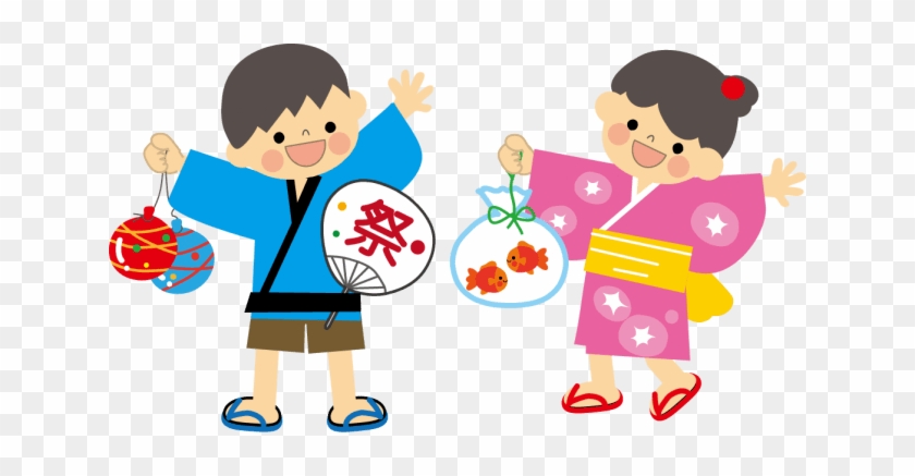 こども２ 夏 祭り の イラスト Free Transparent Png Clipart Images Download