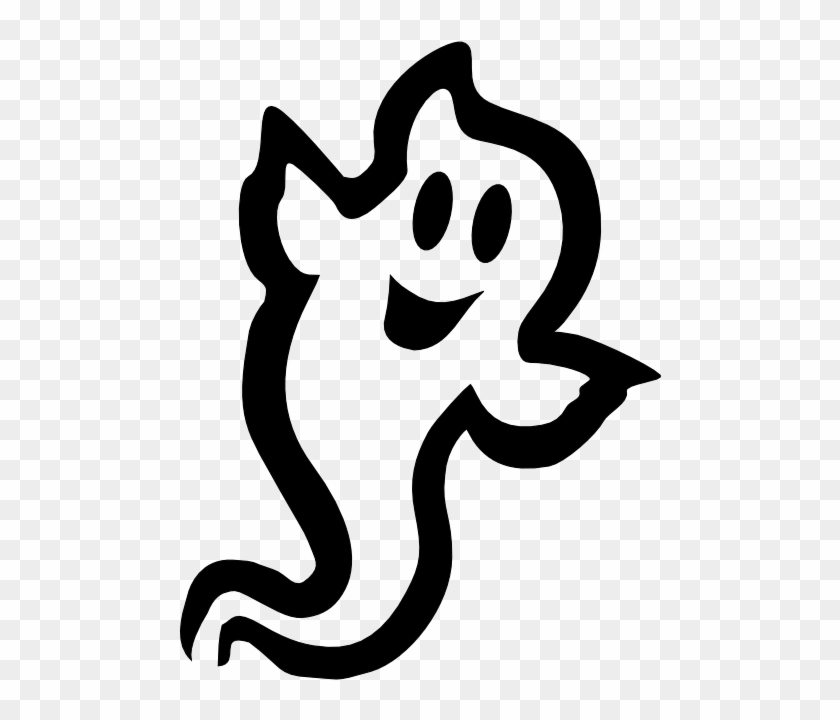 Ghost Glitter Tattoo Stencils - Cartoon #1143686
