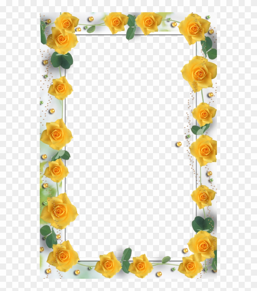 Yellow Roses Frames - Adobe Photoshop #1143722