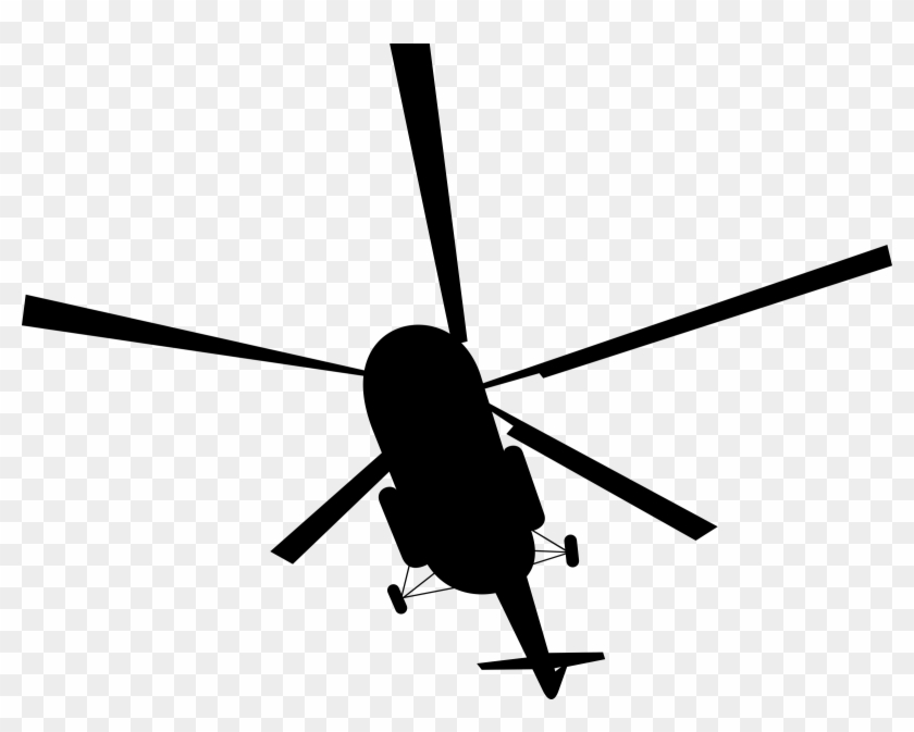 Big Image - Mi 17 Helicopter Black White #1143732