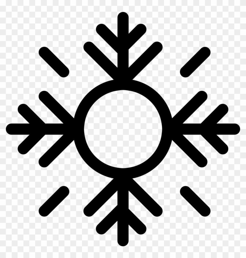 Snowflake Comments - Flocos De Neve Silhueta #1143904