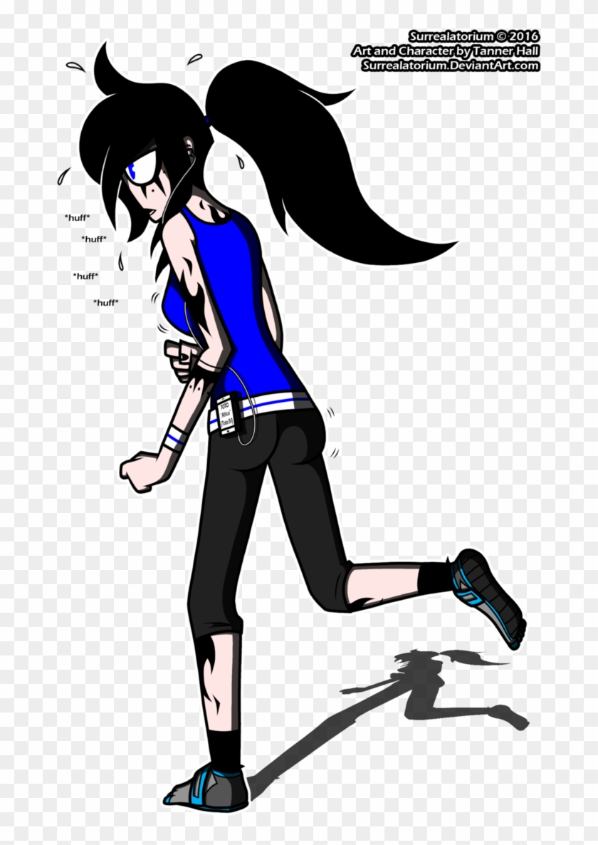 Zoe Jogging By Sur-realatorium - Cartoon #1143944