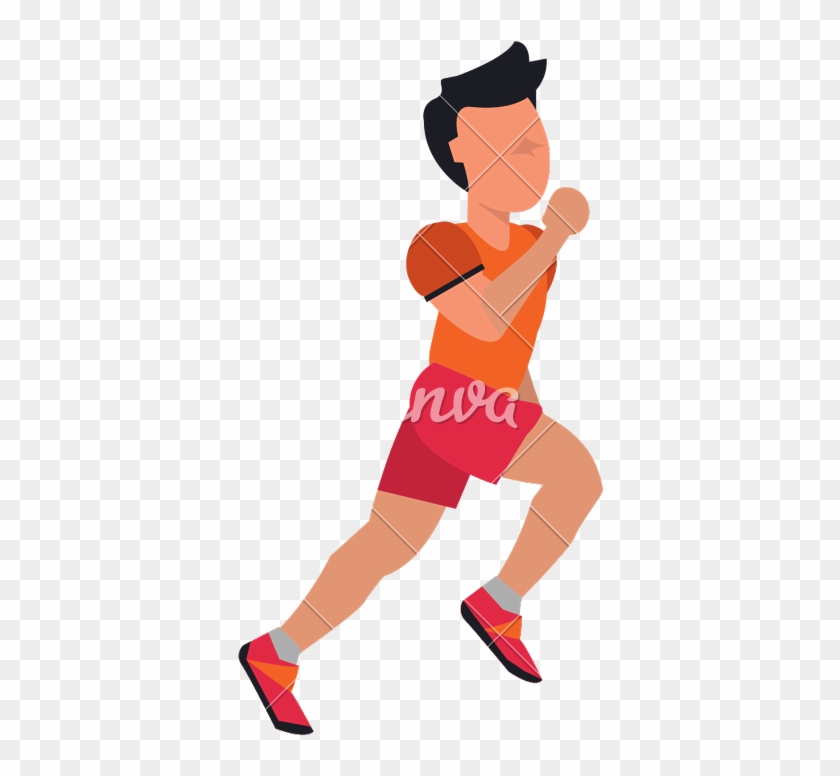 Person Jogging Icon Design - Vector Graphics #1143968