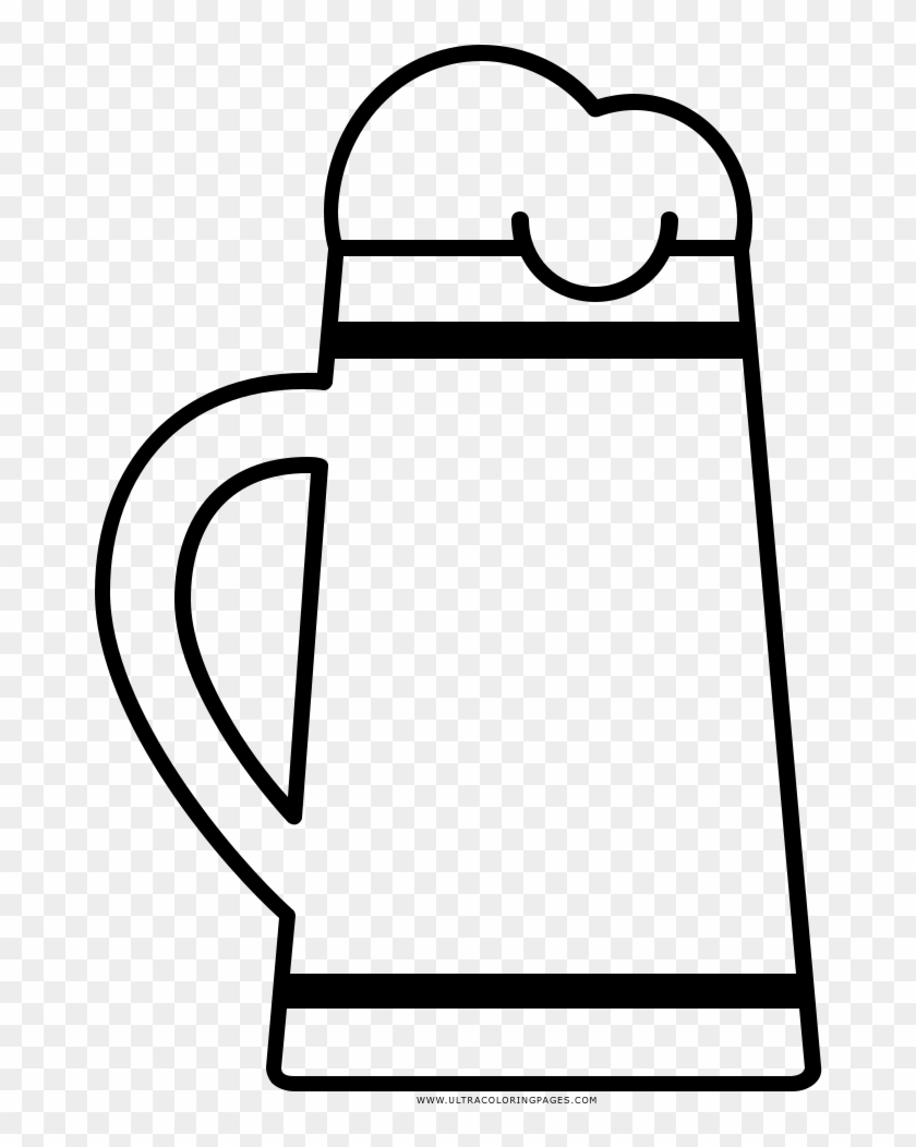 Beer Mug Outlined Clip Art - Beer Mug Outlined Clip Art #1144092