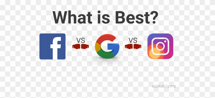 Facebook Vs Google Vs Instagram - Google Adwords Facebook Instagram #1144106