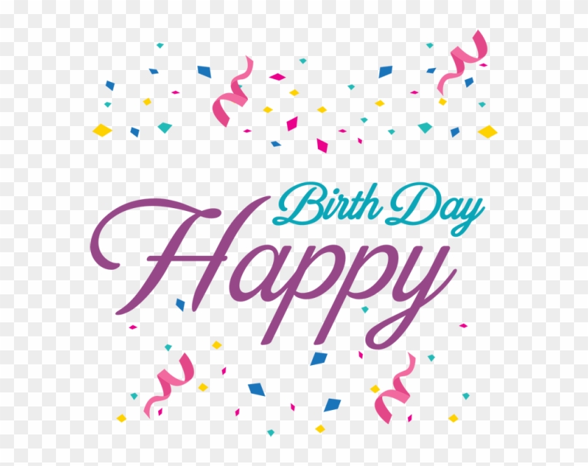 Happy Birthday Lettering, Happy, Birthday, Birth Png - Feliz Cumpleaños Letras Png #1144111
