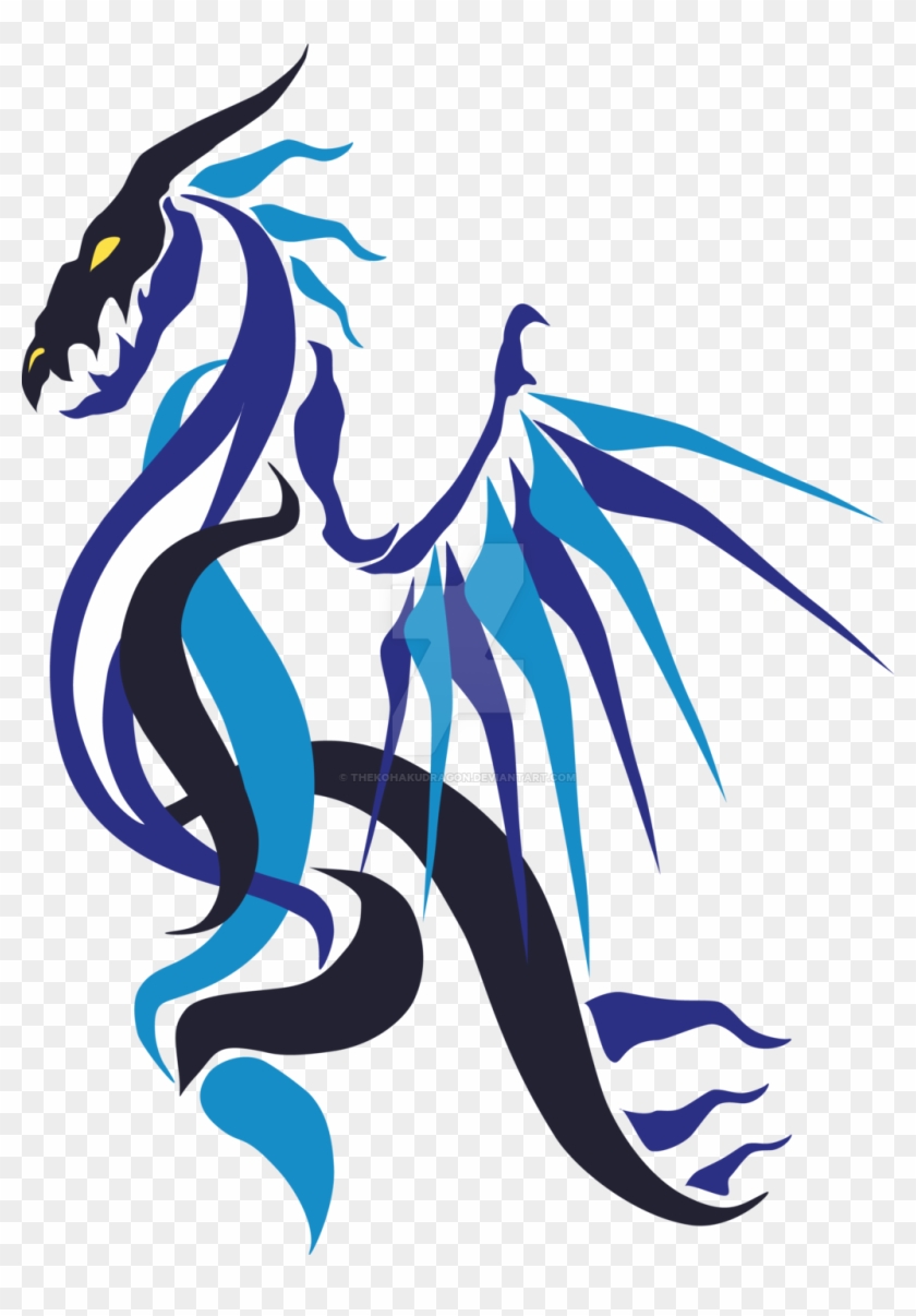 Dragon Blue Flame By Thekohakudragon Dragon Blue Flame - Blue Flame Dragon Png #189731
