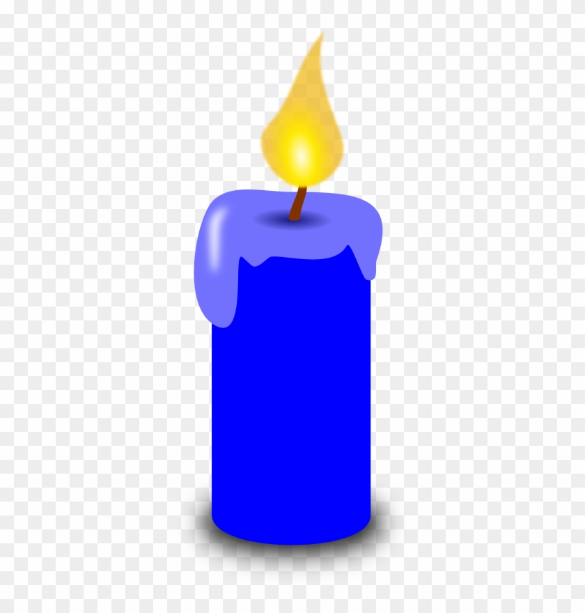 Medium Image - Blue Candle Png #189744