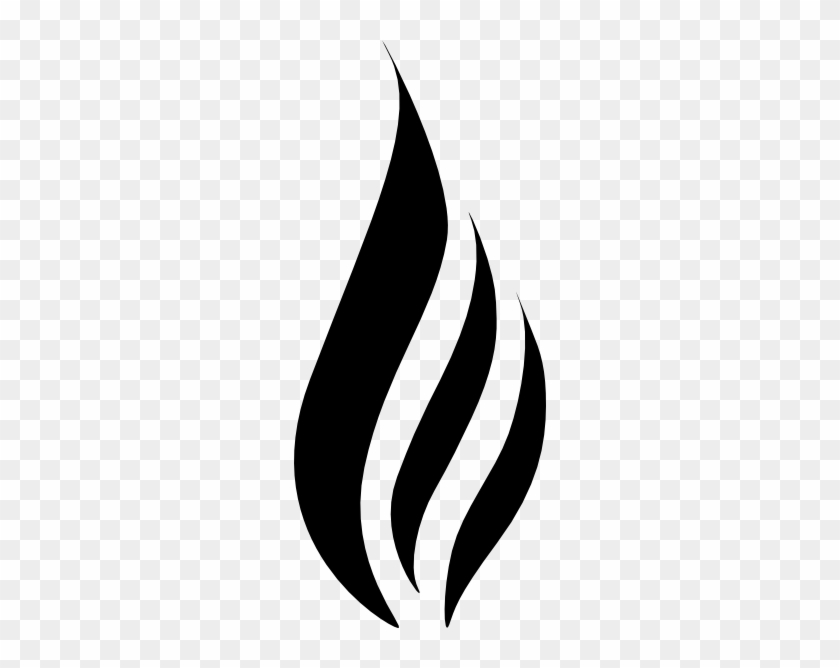 Black Flame Svg Clip Arts 252 X 588 Px - Portable Network Graphics #189746