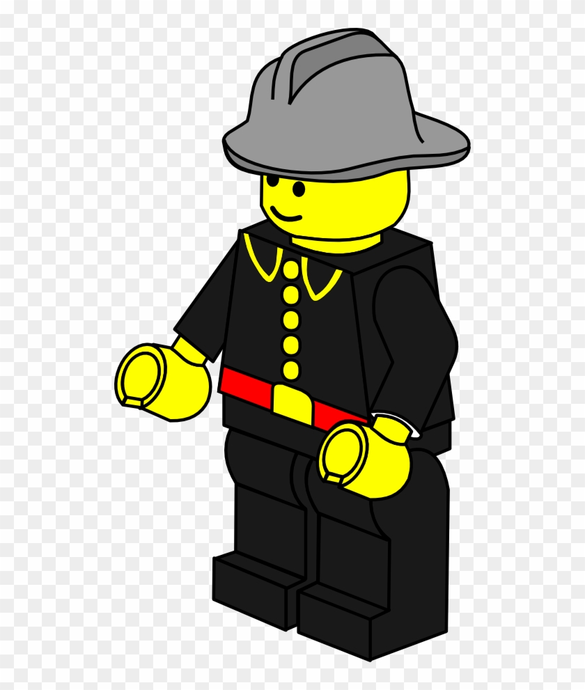 Lego Town Fireman Clipart - Lego Clipart #189831