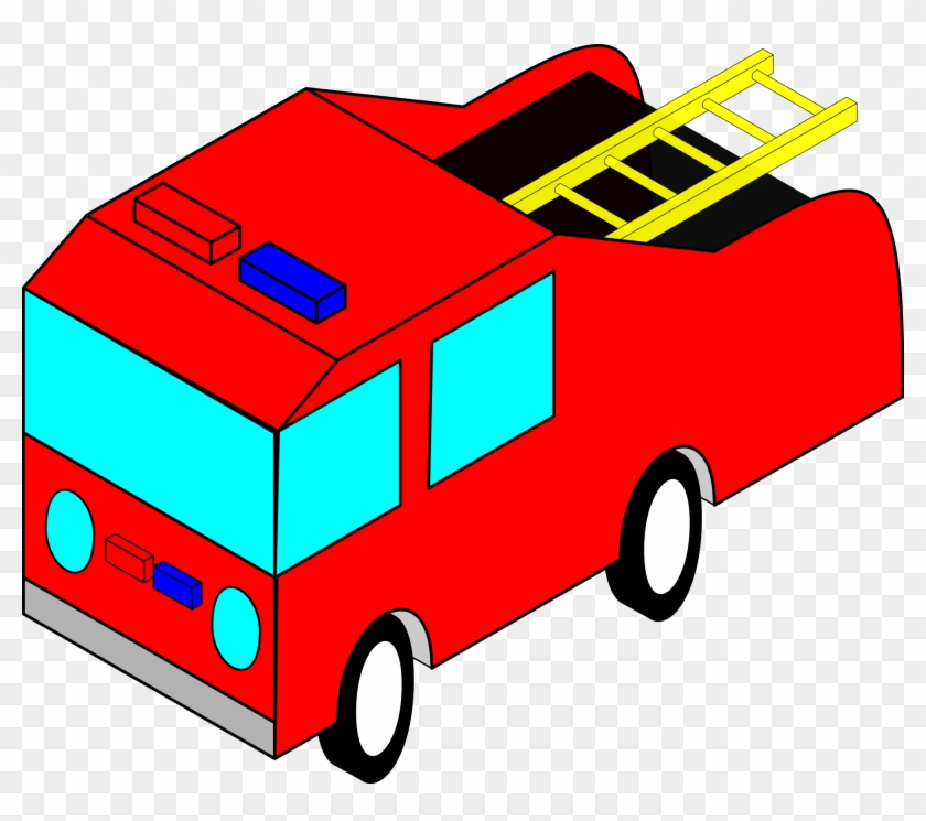 File - Fire Truck - Svg - Fire Engine #189862