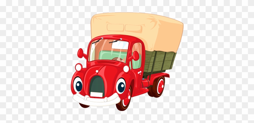 While Playing 60 Different Transportation Puzzles Some - Truck Cartoon Vector #189869
