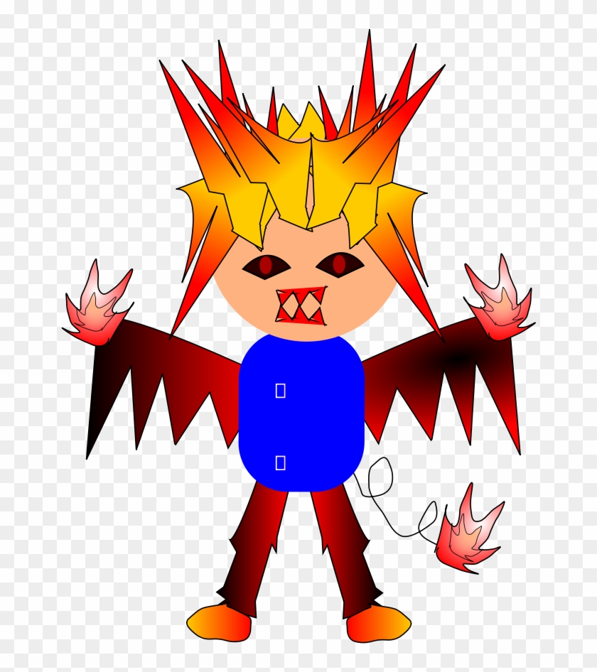 How To Set Use Fire Boy Icon Png - Boy With Fire Clipart #189873