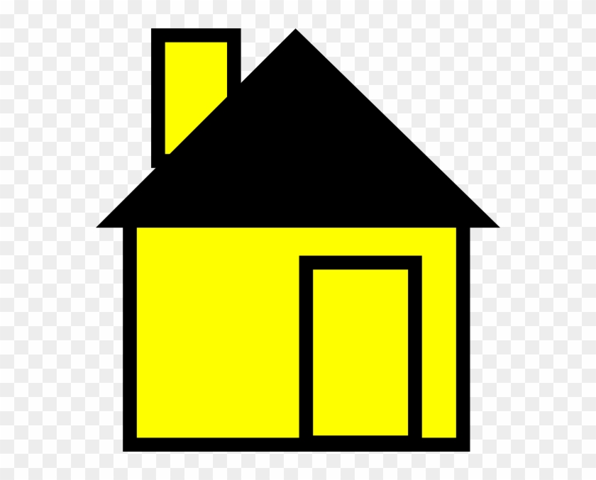 Yellow House Cliparts - Simple To Draw House #189920