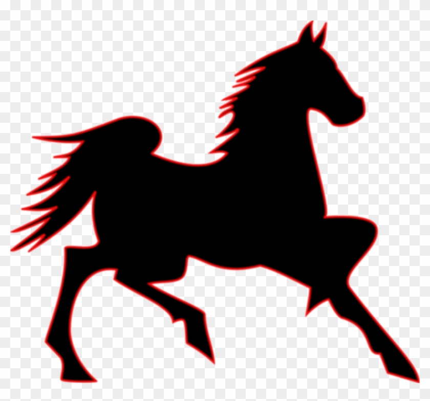 Fire Horse - Dark Horse Clip Art #189951