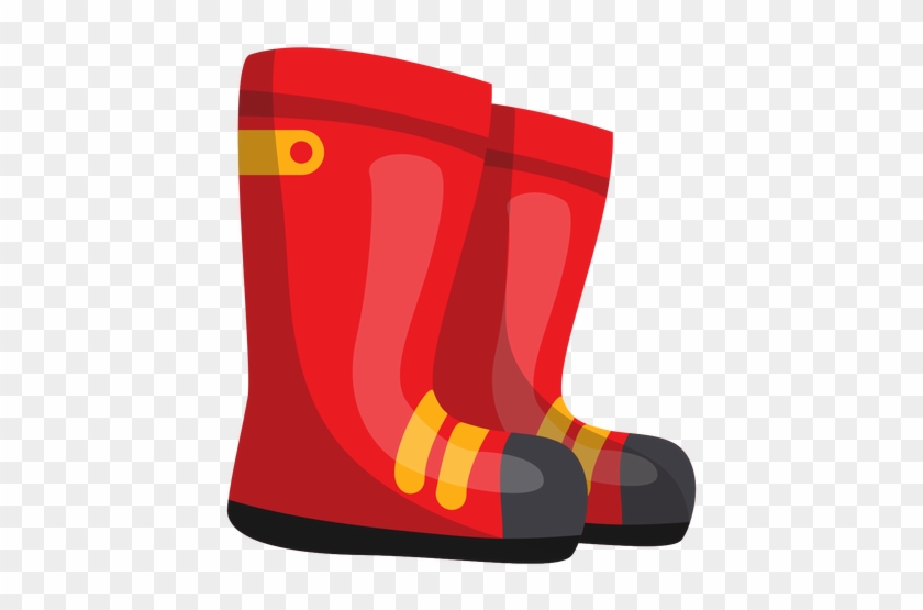 Firefighter Boots Illustration Transparent Png - Firefighter Boots Clipart #190005