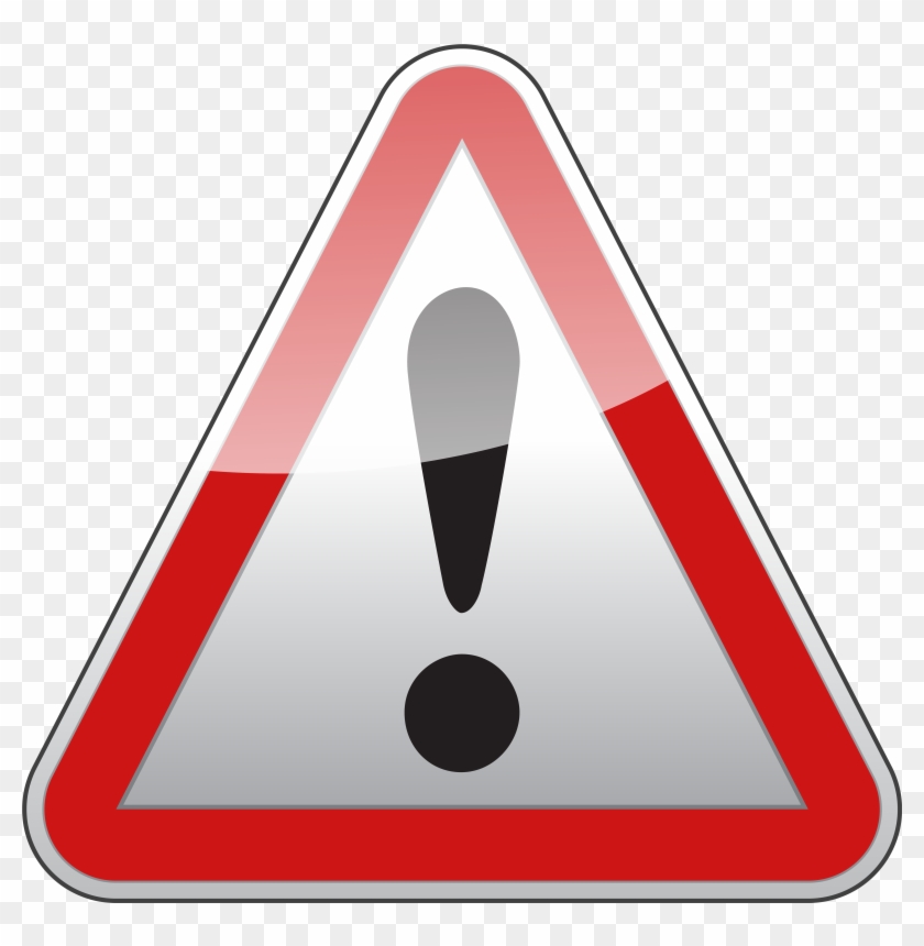 Triangle Warning Sign Png Clipart - Warning Clipart Png #190030