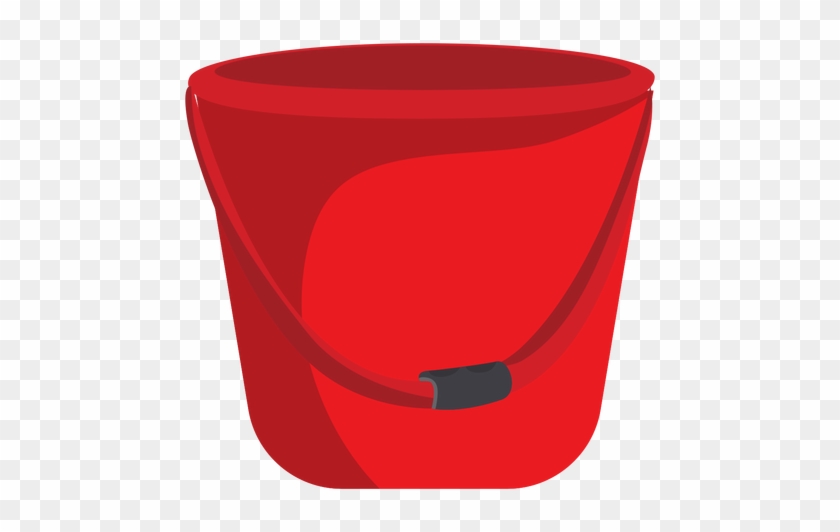Firefighter Bucket Illustration Transparent Png - Red Plastic Buckets #190048