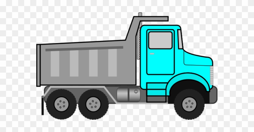 Large Dump Truck Clipart - Green Dump Truck Clipart #190223