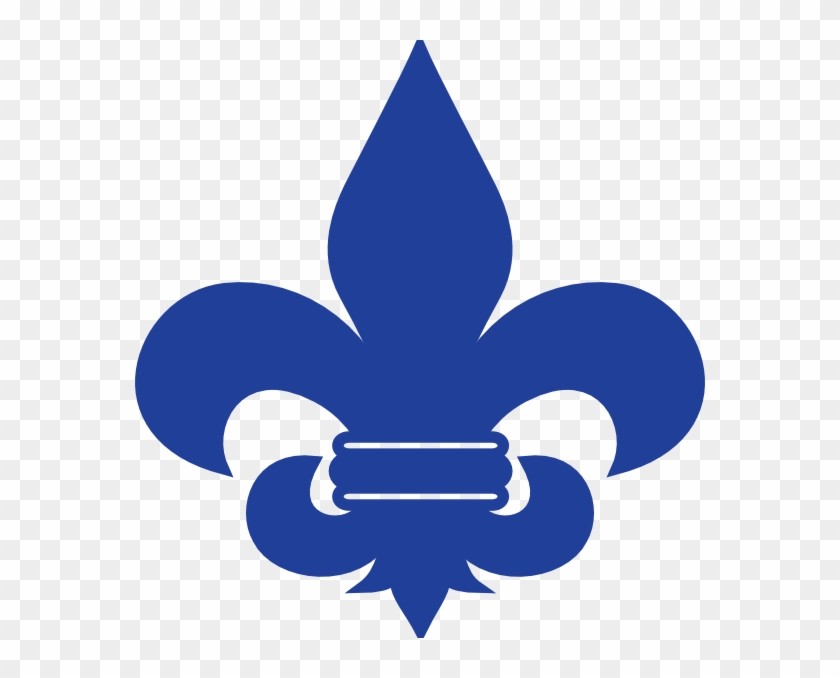 Blue Fleur De Lis Cub Scout Clip Art - St Joan Of Arc School Logo #190260