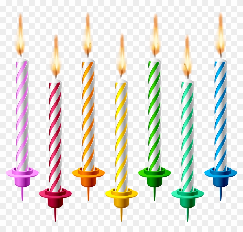 Birthday Candles Png Transparent Clip Art Image - Birthday Candles Png Transparent Clip Art Image #190326