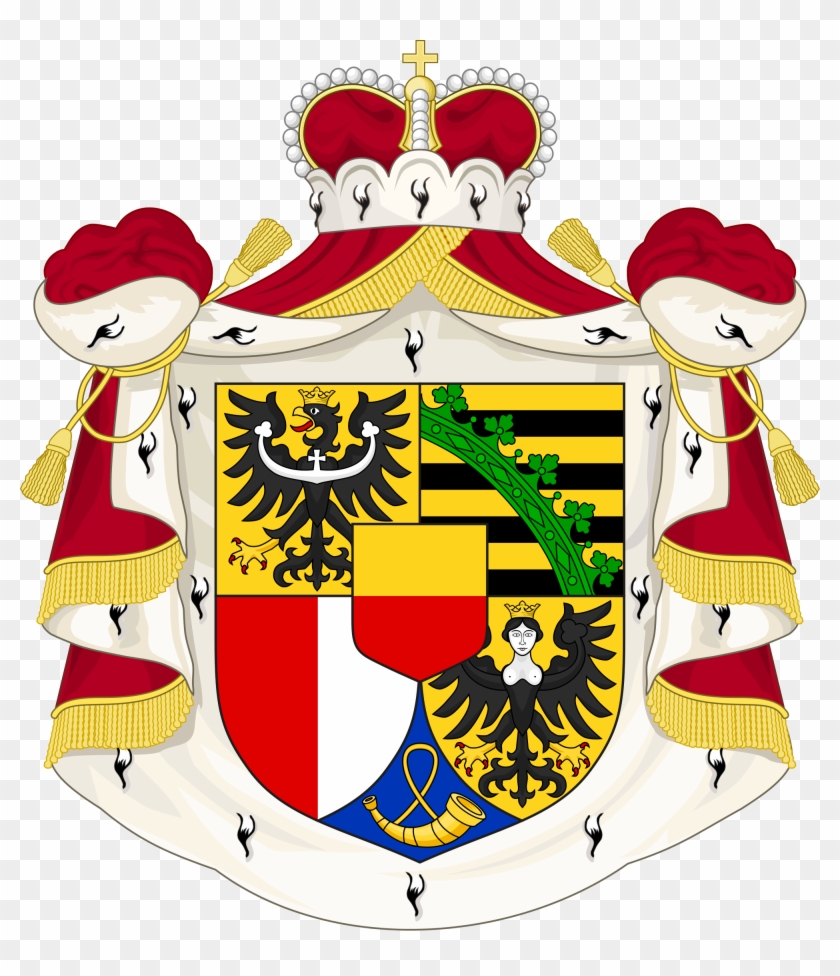 File - - Svg - Liechtenstein Coat Of Arms #190390