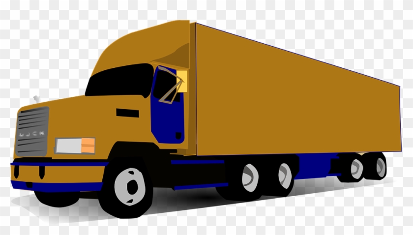 18-wheeler Fire Cliparts - 18 Wheeler Clip Art #190403
