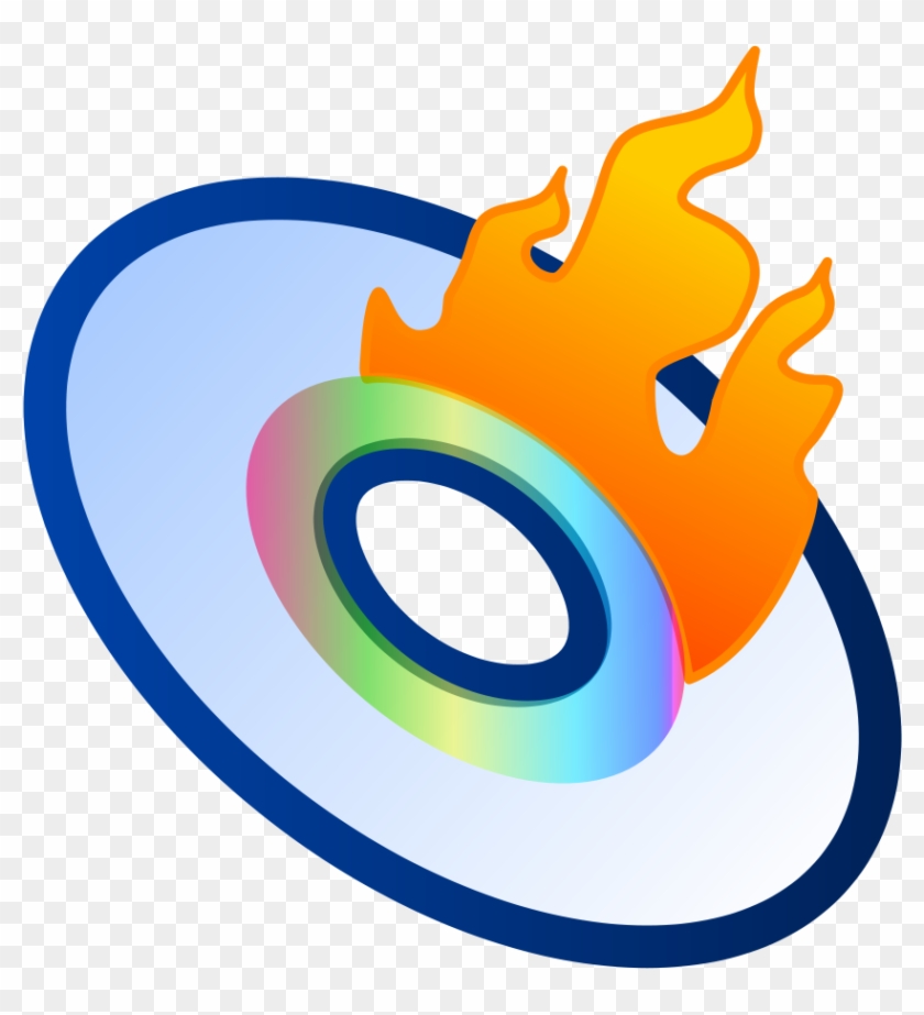 Burning - Clipart - Cd Burning Logo #190414