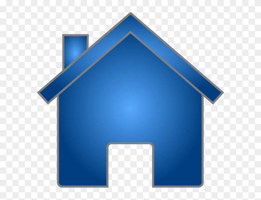 Blue House Png Clip Art - House Clipart Blue #190422