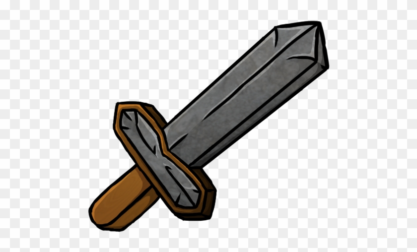 Format - Png - Minecraft Stone Sword Icon #190440