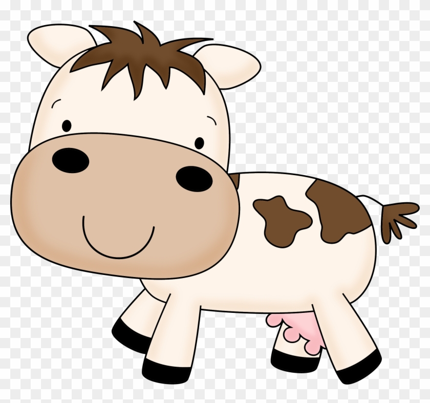 Animal Cliparts Cow - Baby Cow Vector Png #190449