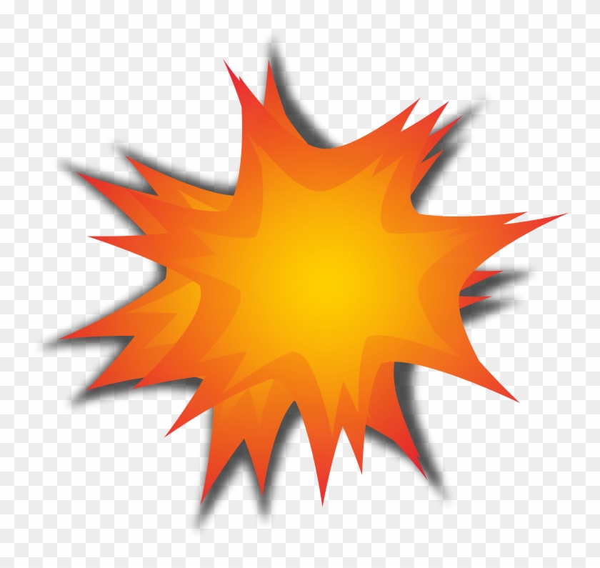 Explosion Fire Clipart - Pow Png #190481
