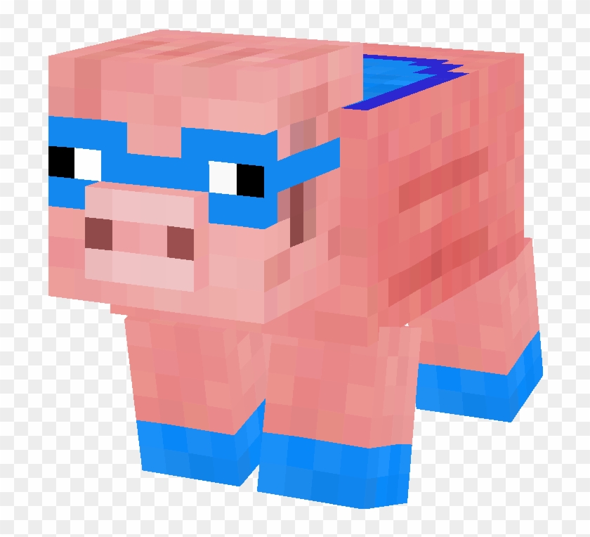 Minecraft Clipart Piggy - Minecraft Skin Super Pig #190483