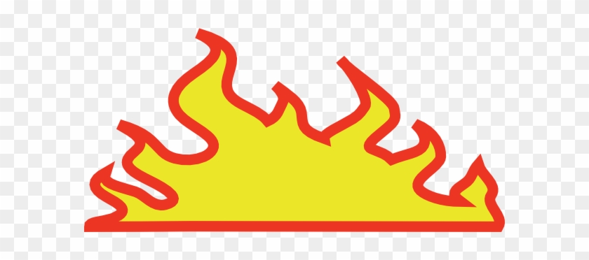 Wide Racing Flame Clip Art At Clker - Wide Flame #190504