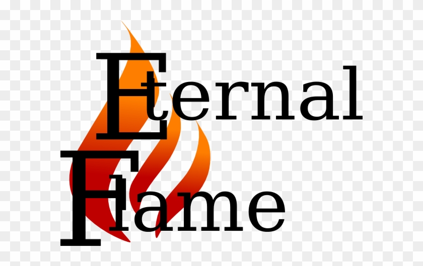 B&w, Flame Logo, Eternal Flame Clip Art At Clker - Eternal Flame Logo #190510