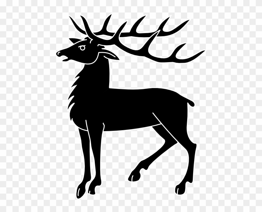 Deer Clip Art At Clker - Deer Coat Of Arms #190545