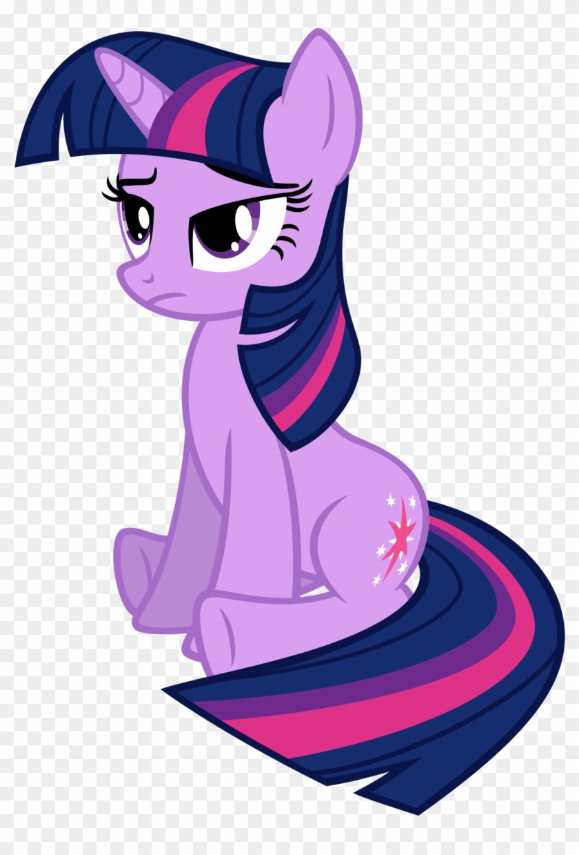 Twilight Is Not Amused By Moongazeponies Twilight Is - Twilight Sparkle Not Amused Vector #190557