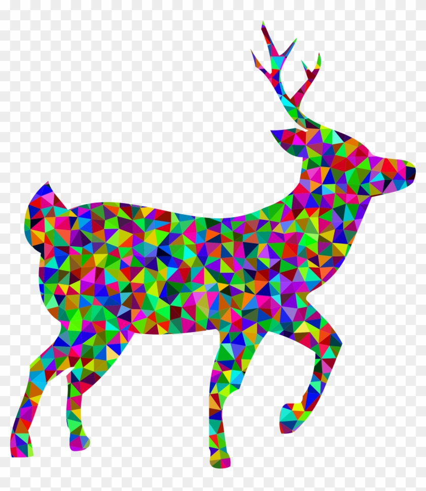 Low Poly Deer - Prismatic Deer #190701