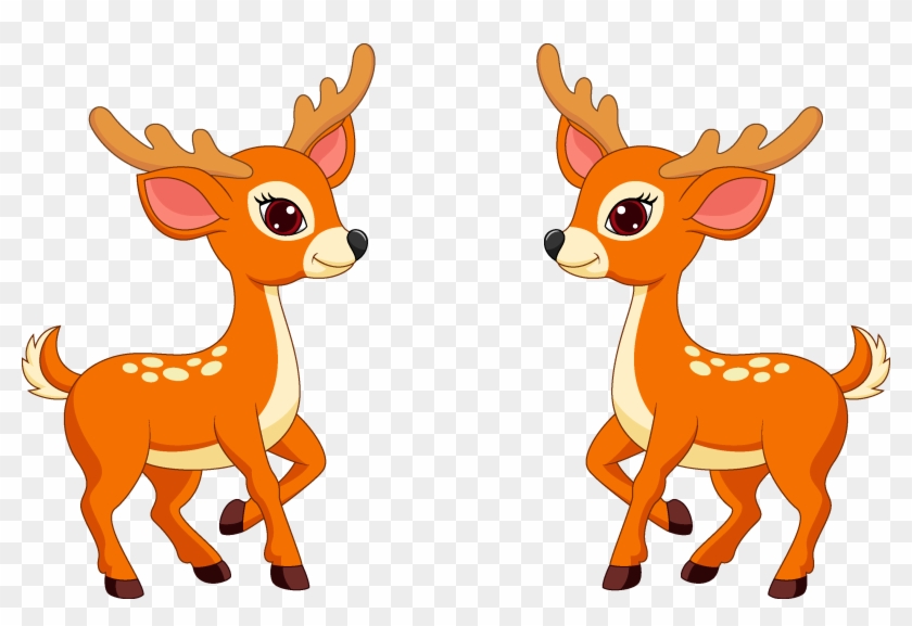 White-tailed Deer Clip Art - Cute Clipart Of Deer #190740