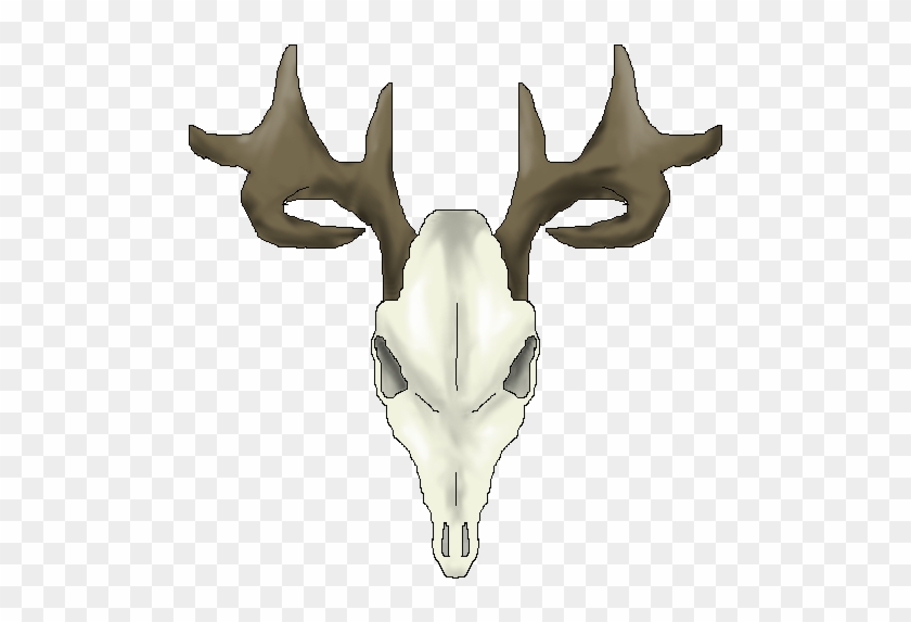 Drawings Of Deer Skulls - Animal Skull Cartoon Transparent #190781