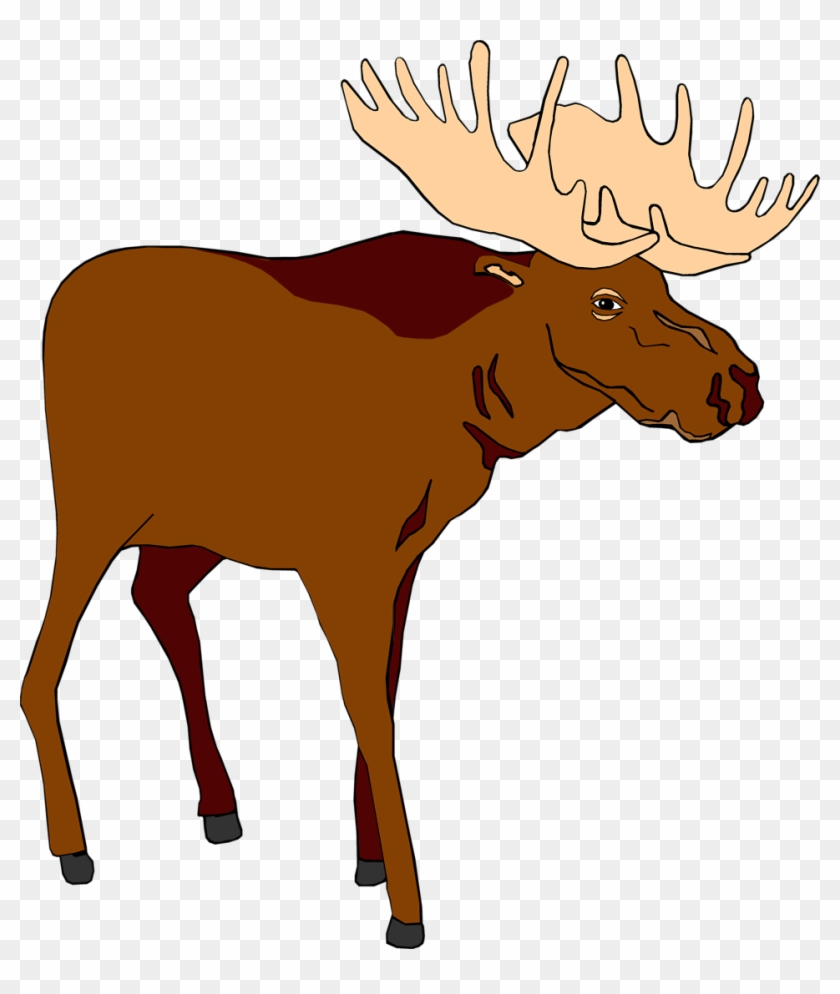 Christmas Moose Clip Art - Clipart Moose #190792