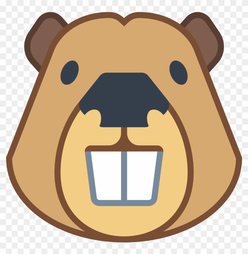 Beaver Clipart Transparent Background - Beaver Face Png #190810