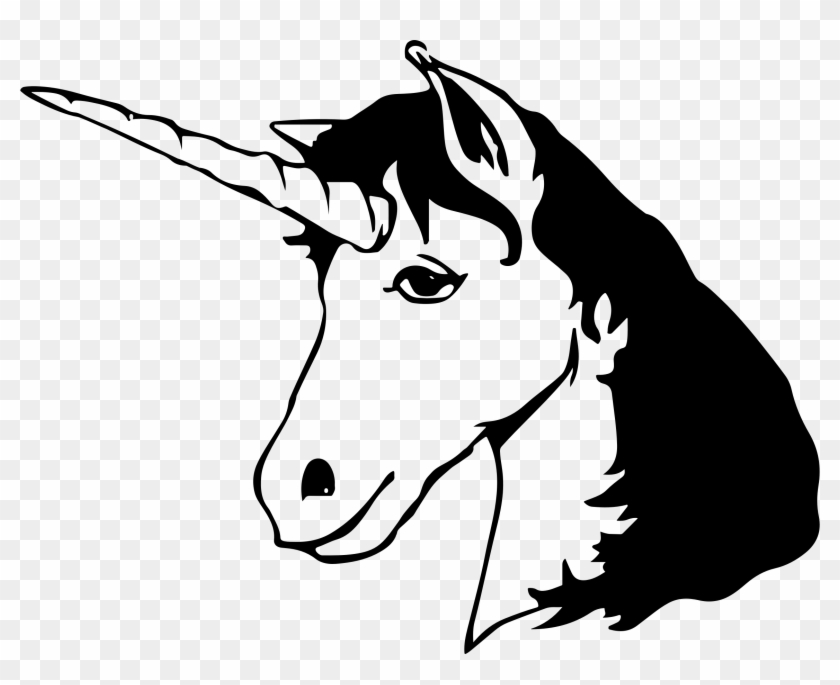 Outline Unicorn Ears Clipart