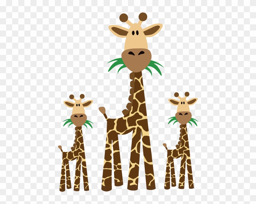 Giraffe Cartoon Animal Clip Art Images - Giraffe And Baby Clipart #190896