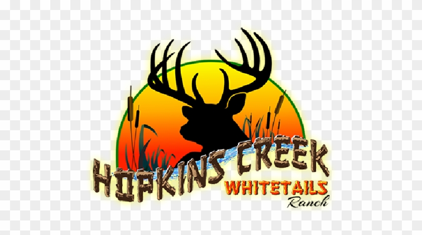 Michigan Whitetail Deer Hunting Lodge Hopkins Creek - Deer Decals #190907