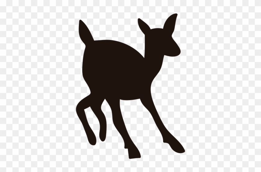 Png Doe Transparent Doe - Deer Silhouette Clip Art Transparent #190911