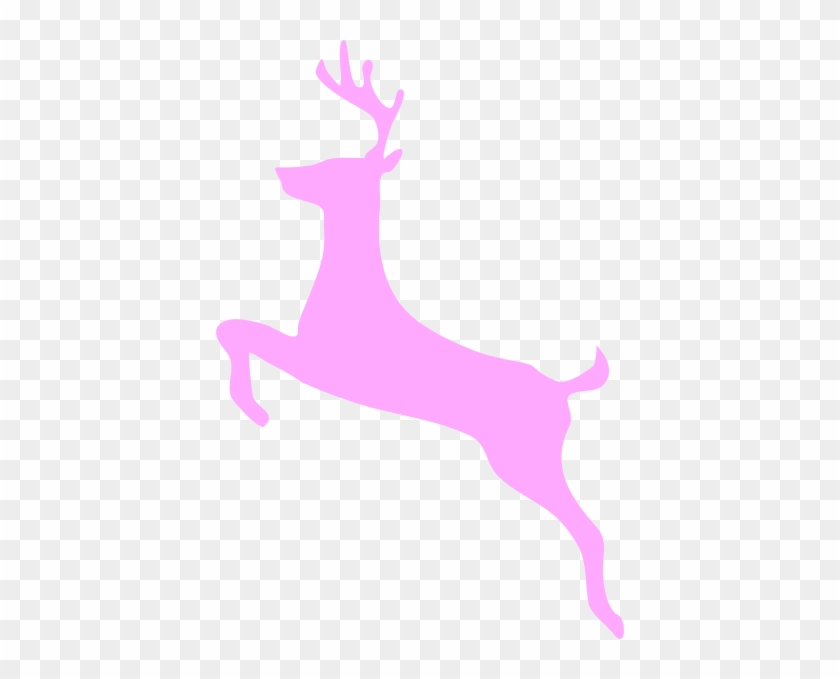 Extra Light Pink Deer Clip Art - Deer Clip Art #190916