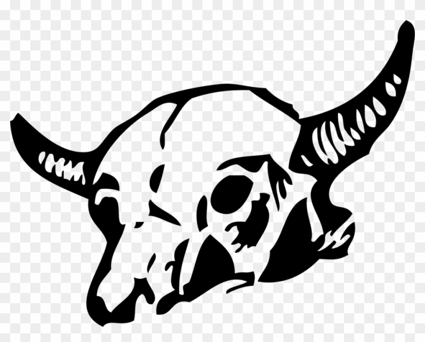 Public Domain Clip Art Image - Cow Skull Clipart #190972