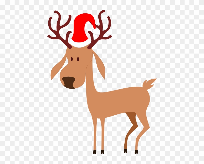 Reindeer Clip Art At Clker - Rudolph Reindeer Png #191140